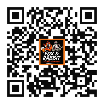 QR code to open the Fox and Rabbit app